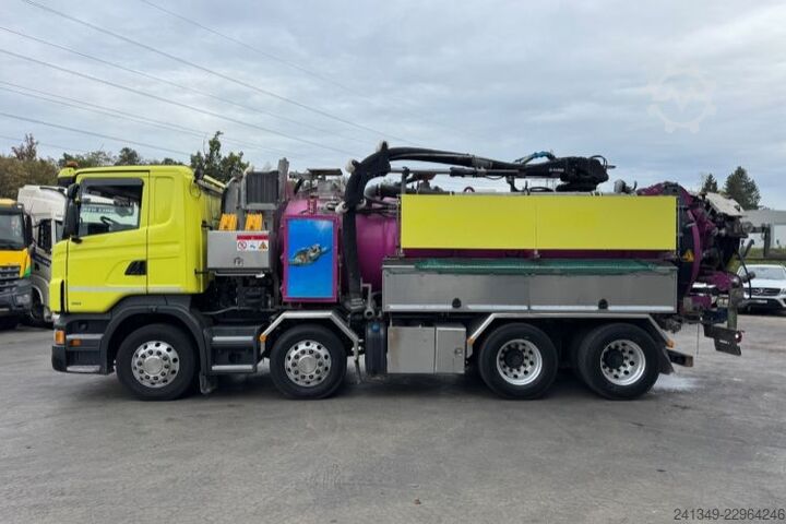 Saugwagen SCANIA R480 8x4 Kaiser Aquastar 3 Recycler