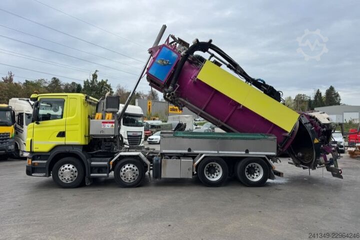 Saugwagen SCANIA R480 8x4 Kaiser Aquastar 3 Recycler