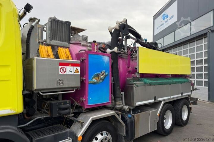 Saugwagen SCANIA R480 8x4 Kaiser Aquastar 3 Recycler