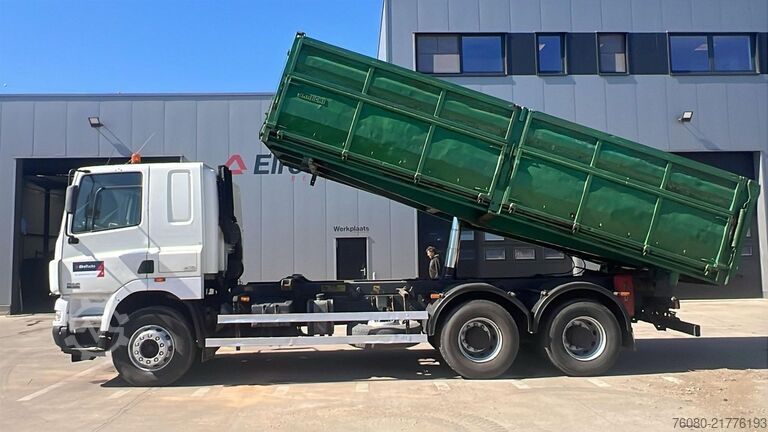 3-way tipper DAF CF 85.380 (EURO 3 / LAMES / GRAND PONT / STEEL ...