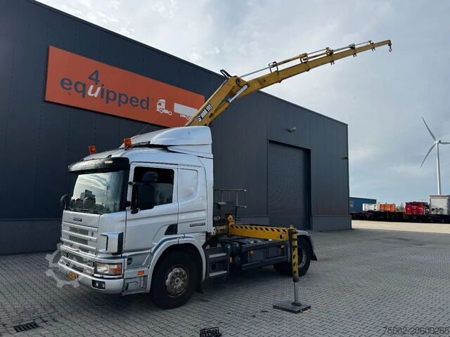 Kranwagen Scania P114-340 + HIAB 19-5 crane + remote / Euro-3 / ...