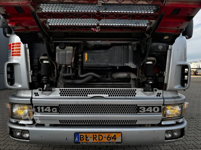 Kranwagen Scania P114-340 + HIAB 19-5 crane + remote / Euro-3 / ...