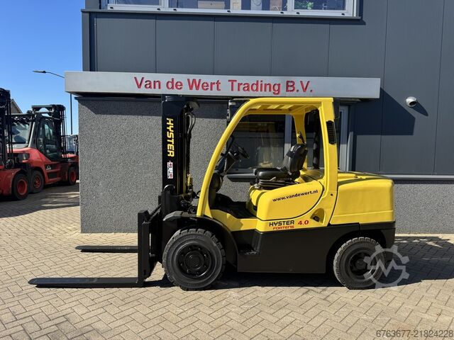 Hyster H4.0FT6 Duplo 260 Freelift / Sideshift 4th function Diesel 2012 Container truck HYSTER H4.0FT6 Duplo 260 Freelift / Sideshift 4e functie Diesel 2012 Container truck