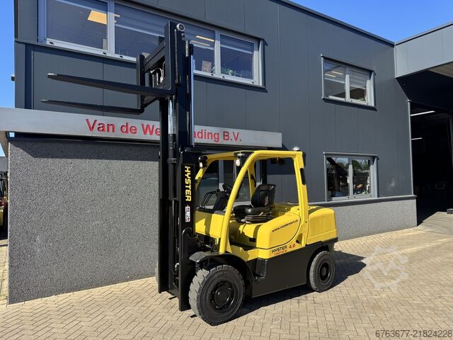 Hyster H4.0FT6 Duplo 260 Freelift / Sideshift 4th function Diesel 2012 Container truck HYSTER H4.0FT6 Duplo 260 Freelift / Sideshift 4e functie Diesel 2012 Container truck
