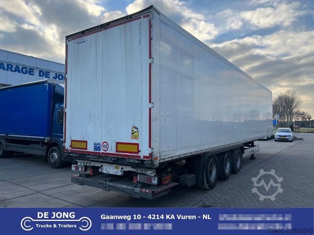 Box body Krone SD / Closed Box / Dhollandia / 1x Lift Axle