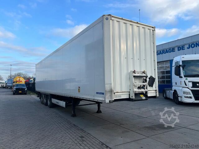 Box body Krone SD / Closed Box / Dhollandia / 1x Lift Axle