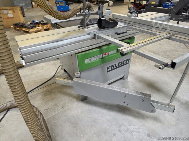 Sliding table saw Felder K 700 Formatkreissäge + Felder AF 14 Abs