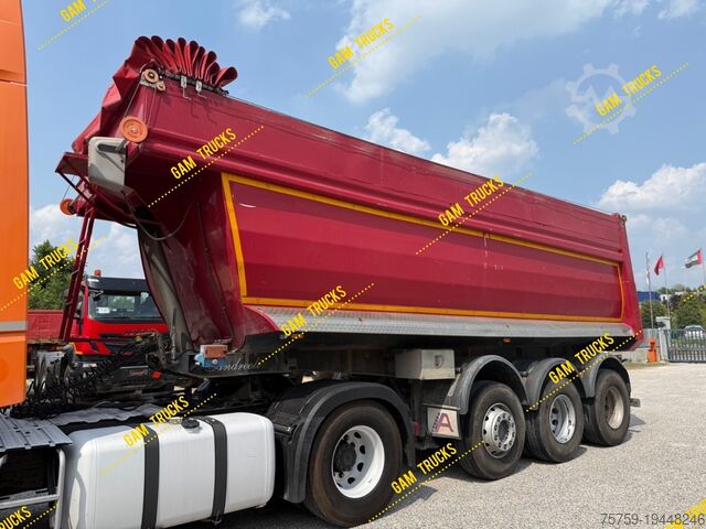 Tipper semi-trailer Andreoli 36PM 70 Kipper 28cbm mit Plane