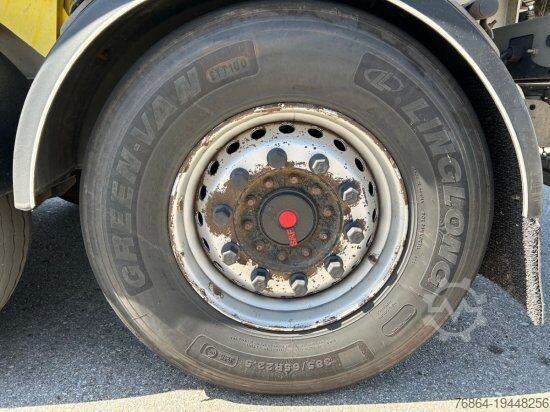 Tipper semitrailer MEGA LIGHT ALU-KIPPMULDE 55M³, KOMBIKLAPPE, SAF-ACHSEN, 1-A LIFTACHSE, ROLLPLANE