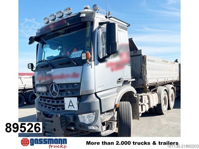 Tipper truck Mercedes-Benz Arocs 2651 K 6x4, Retarder, Widi, Alu-Bordwände,
