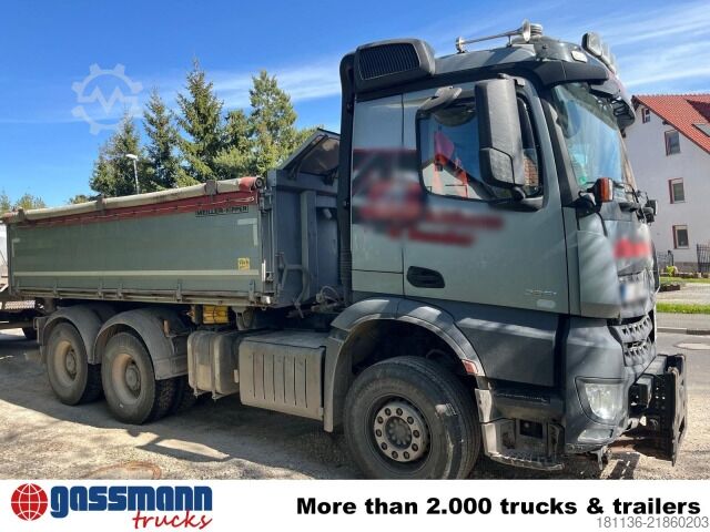 Tipper truck Mercedes-Benz Arocs 2651 K 6x4, Retarder, Widi, Alu-Bordwände,