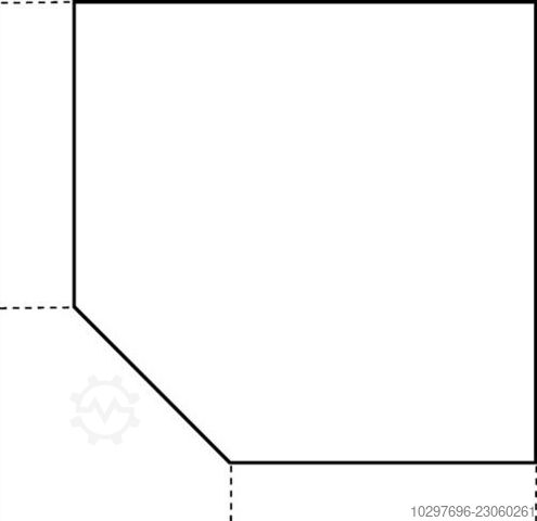 Trapezoidal sheet Sero B 1200x1200mm - 1 pc  