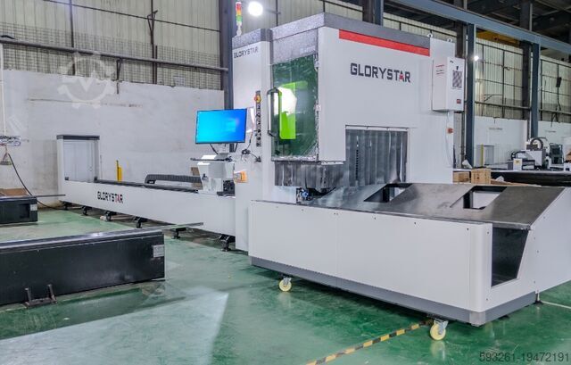 Pipe laser cutting machine Glorystar VS24TG 3kw Tube laser cutter