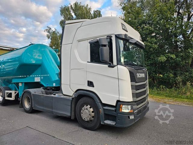 Standard tractor unit SCANIA R450 Retarder,Kipphydraulik, 19.000 Kg, ALCOA LM