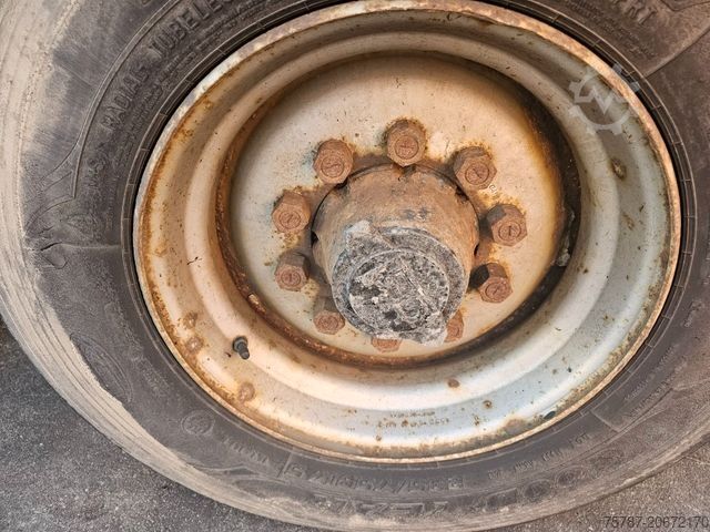 Anhänger mit Pritsche & Plane ACKERMANN-FRUEHAUF Tandem Gardine, Edscha,Hubdach