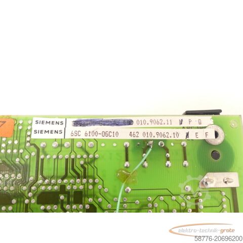 Component Siemens 6SC6100-0GC10 AC-HSA FBG Stromversorgung - ! -