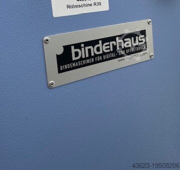 Automatic grooving and creasing machine Binderhaus R 36 LCD Rillmaschine