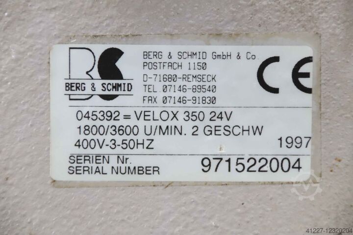 Aluminum circular saw Berg & Schmidt** Velox 350 24V