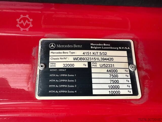 Kranwagen Mercedes-Benz Actros 4151 V8 8x4 Euro 5
