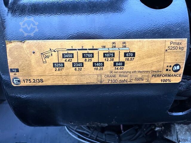 Kipper mit Kran Mercedes-Benz Arocs 3243 8x4 Tridem Kipper/Kraan Euro 6