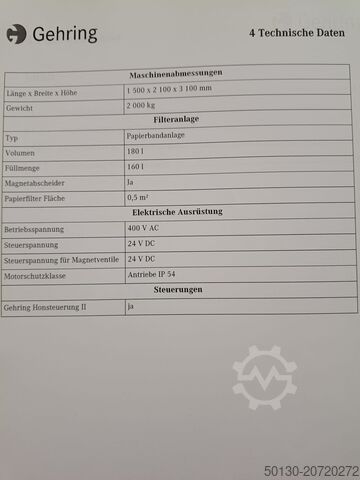 Honmaschine Gehring E 630-45
