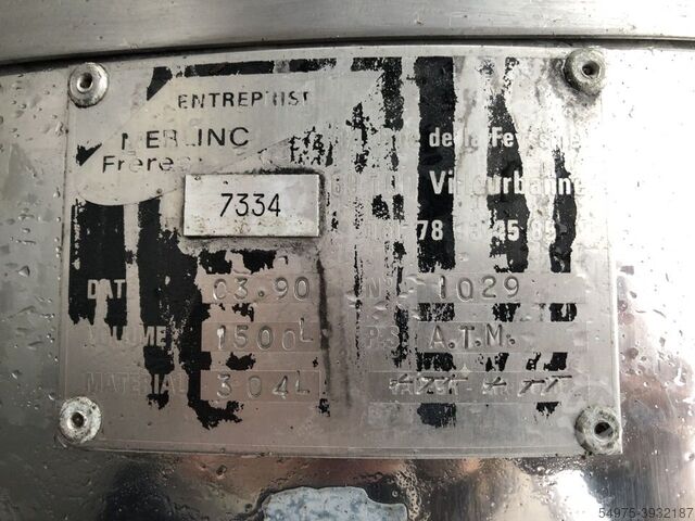 Edelstahlbehälter mit Isolierung 10267