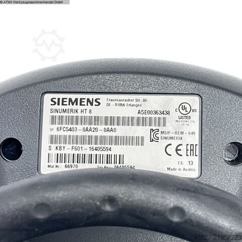 Electronics / Drive technology SIEMENS 6FC5403-0AA20-0AA0 HT 8