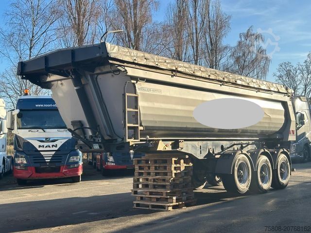 Kipper Auflieger MEILLER MHKS 44/3 Stahlmulde Elektrisceh Rollplane Lift