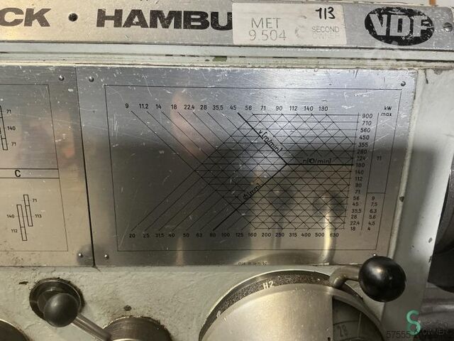 Horizontaldrehmaschinen  VDF V3 1500 VDF V3 1500