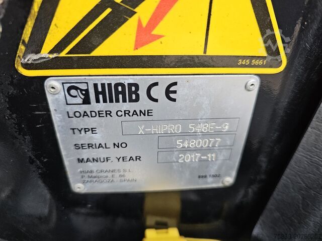 Crane truck Volvo FH 540 / 8x4*4 / HIAB 548E-9 CRANE/KRAN / WINCH