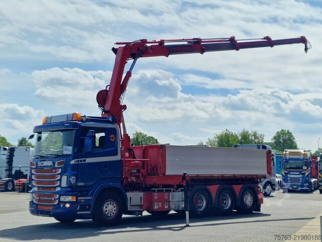 Tipper with crane Scania R560 V8 8x4*4 - HIAB 244 K5 Crane / Kran / Grua...