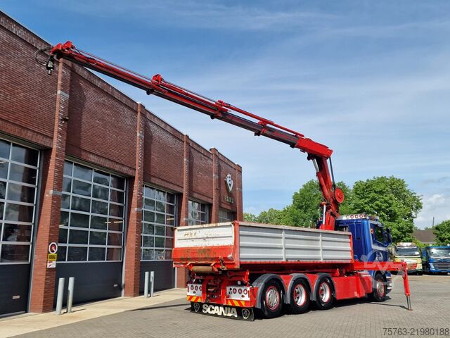 Tipper with crane Scania R560 V8 8x4*4 - HIAB 244 K5 Crane / Kran / Grua...