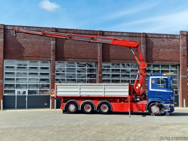 Tipper with crane Scania R560 V8 8x4*4 - HIAB 244 K5 Crane / Kran / Grua...