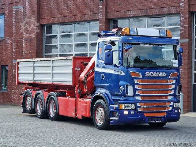 Crane truck Scania R560 V8 8x4*4 - HIAB 244 K5 Crane / Kran / Grua...