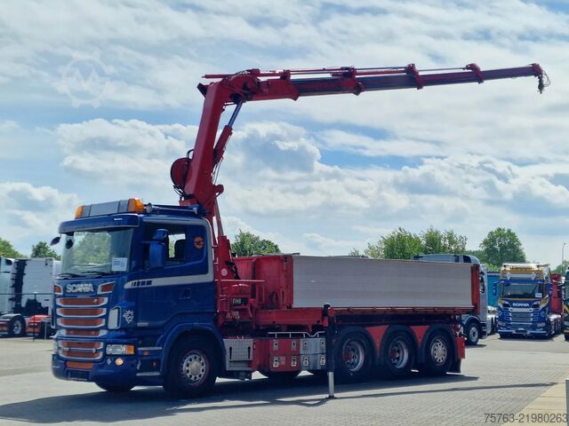 Crane truck Scania R560 V8 8x4*4 - HIAB 244 K5 Crane / Kran / Grua...