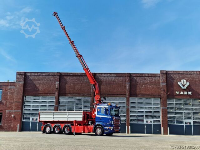Crane truck Scania R560 V8 8x4*4 - HIAB 244 K5 Crane / Kran / Grua...