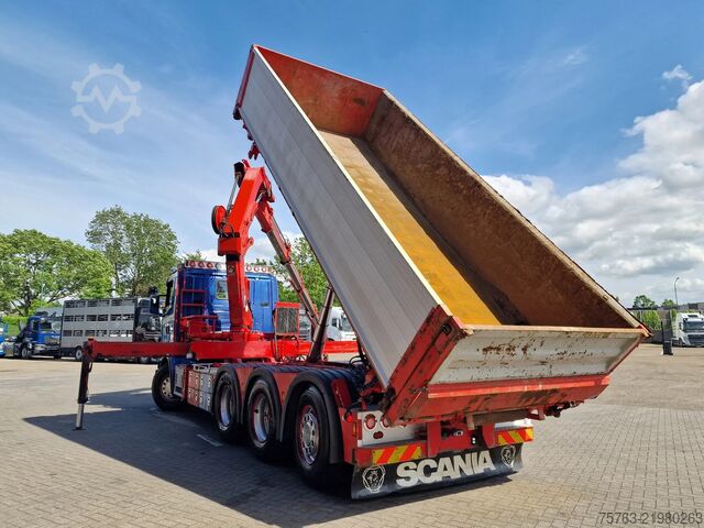 Crane truck Scania R560 V8 8x4*4 - HIAB 244 K5 Crane / Kran / Grua...