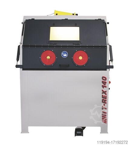 Sandstrahlanlage SAPI Hochleistungs-Injektor-Strahlkabine T-Rex 100 - 140 Doppel-Power