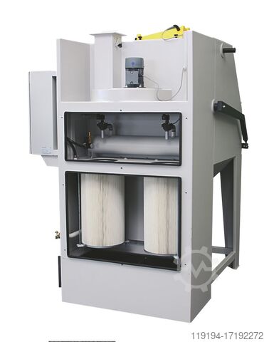 Sandstrahlanlage SAPI Hochleistungs-Injektor-Strahlkabine T-Rex 100 - 140 Doppel-Power