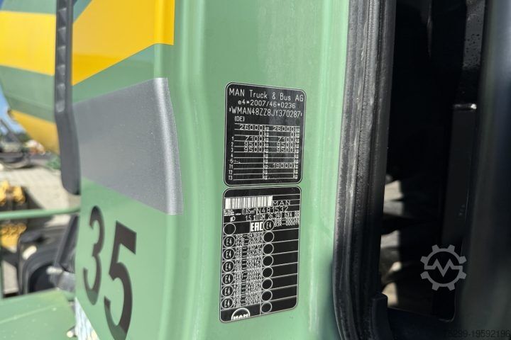 Concrete mixer truck MAN TGM 26.340 Stetter 7m³ / Swiss-Vehicle