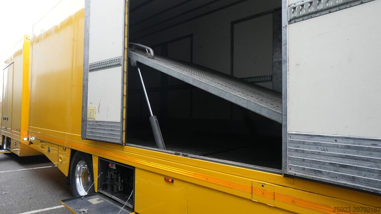 Autotransporter Mercedes-Benz ACTROS 1942 CAR TRANSPORTER COMBI WITH TIJHOF T...