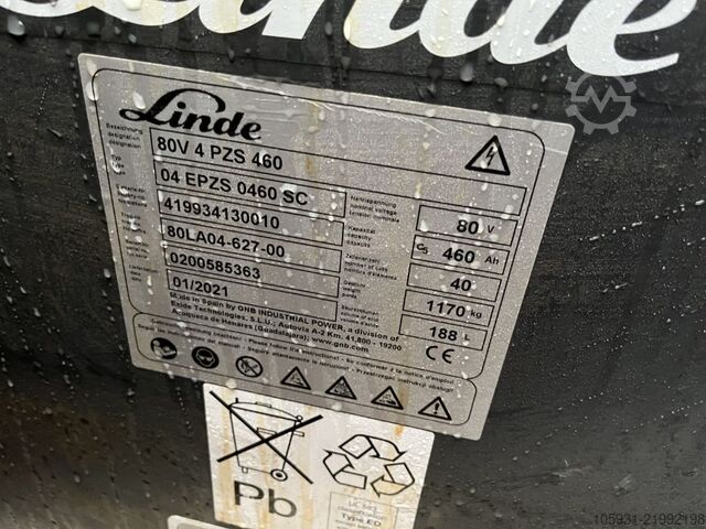 Electric 4-wheel forklift Linde E25-01