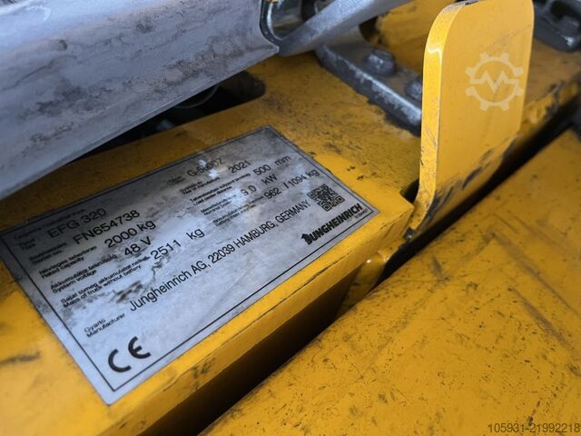 Elektro 4 Rad-Stapler Jungheinrich EFG320