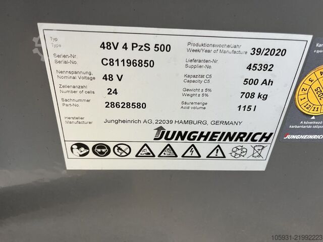 Elektro 3 Rad-Stapler Jungheinrich EFG213