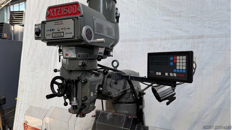 Milling machine XYZ 1500 Turret Milling Machine