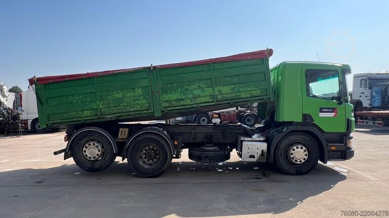3-Seiten-Kipper Scania 94 - 310 (POMPE MANUELLE / MANUAL PUMP / 6X2 / ...