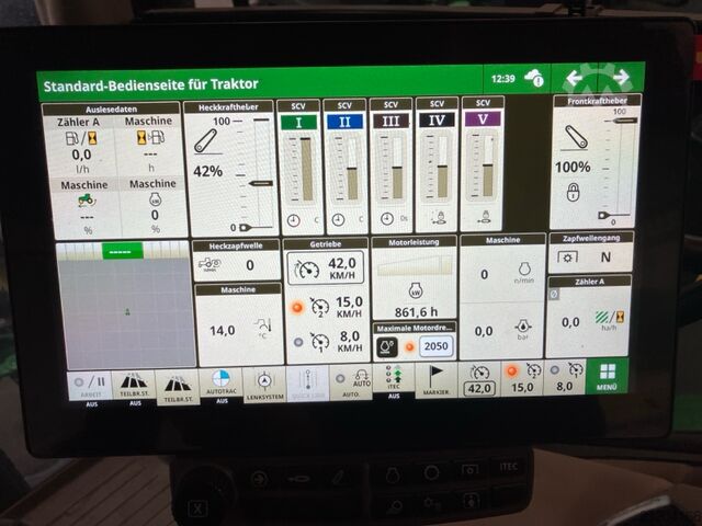 John Deere 6R215 mit FKH & FZW/ Garantie bis 2028 John Deere 6R215 mit FKH & FZW/ Garantie bis 2028