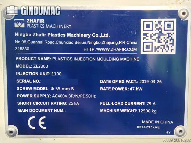 Elektrische Spritzgießmaschine HAITIAN ZE2300
