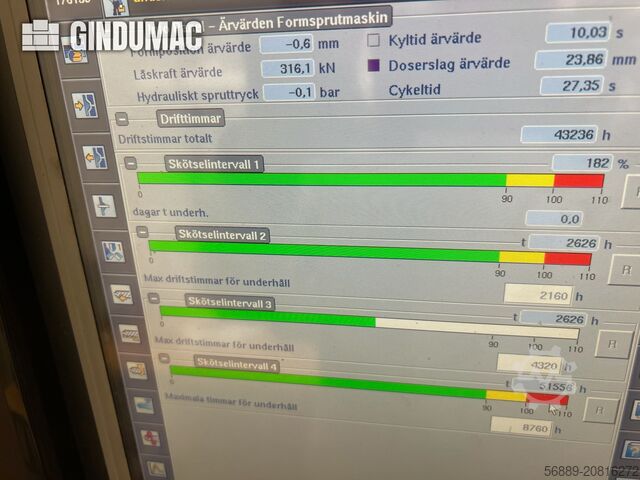 Hydraulische Spritzgießmaschine Engel Victory 500/120 Tech