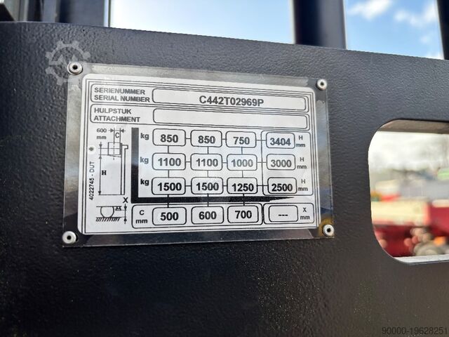 Stacker Hyster S 1.5 S 1500 kg stapelaar 3.4m
